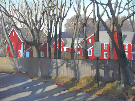 Red Houses in Woodstock