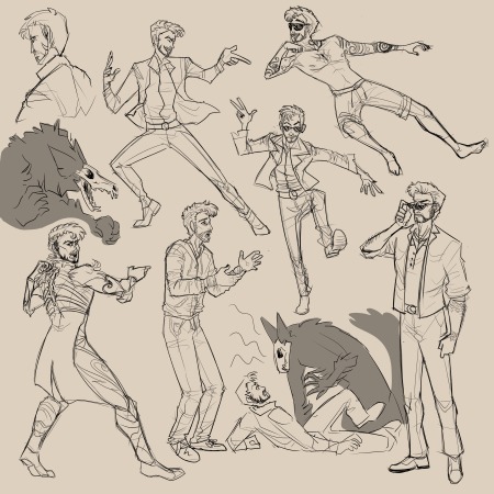 Ridge and Gesture Drawings