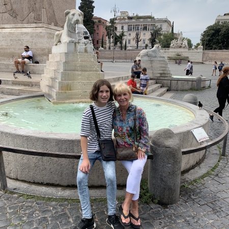 Rome with my grandson Max