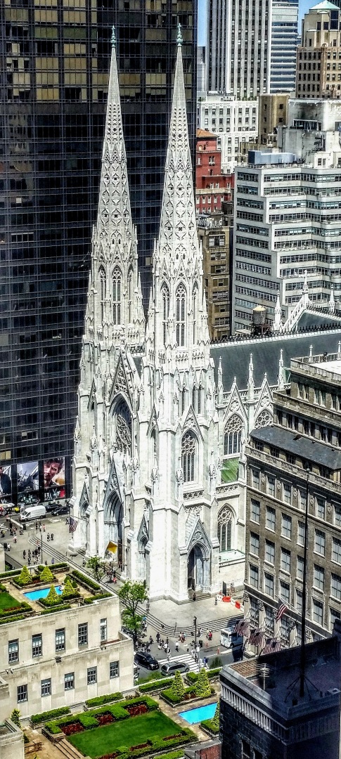 View to St. Patrick's from 30th floor 18W48St