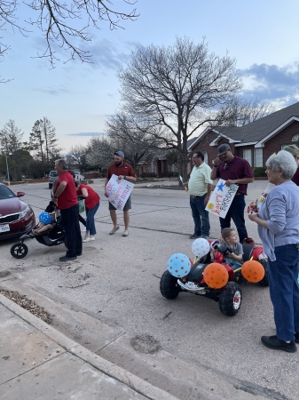 Quaranteed 80th birthday family parade!  