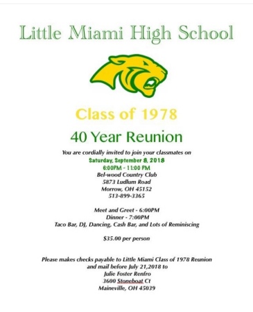 Julie Renfro's album, Little Miami High School Reunion