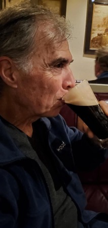 Having a beer in Ireland