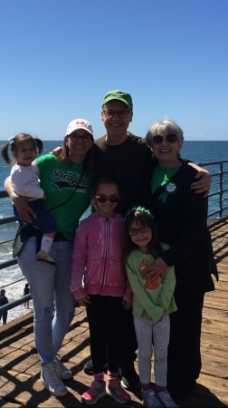 Betty & Family on Santa Monica Pier