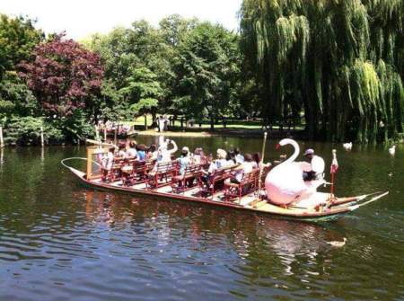 SwanBoat Ride - Boston Gardens