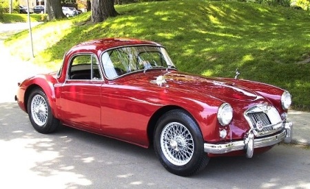 Like the 1958 MGA  coupe I had in 1965