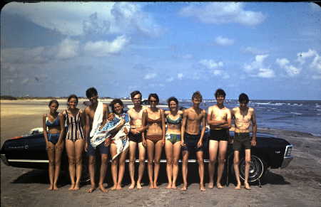 At Galveston Bay, August, 1970