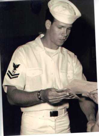 1965 - being promoted to E6. Kunia, Oahu, Hi.