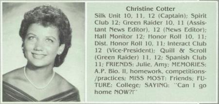 Christine Cotter's Classmates profile album