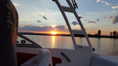 Drifting on the Flathead River Summer Sunset