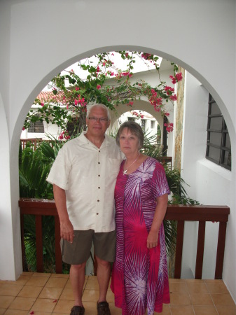 Ellen and I in Anguilla