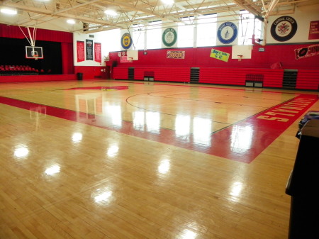the newer gym.