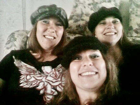 My daughters Jen , Angie, an Erica 