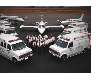 Air/ground ambulance Calgary 1989