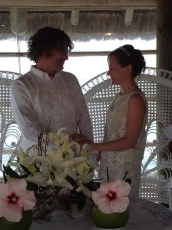 Brad and Kate's wedding in Mauritius June 16,