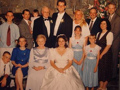 Wedding photo from 1996