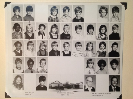 Rebecca Vautour's album, 1974-1977 Hamilton elementary