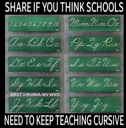 Fancy Cursive writing