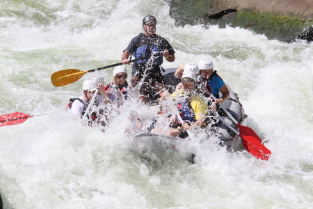 Melody Trierwiler's album, WV white water rafting