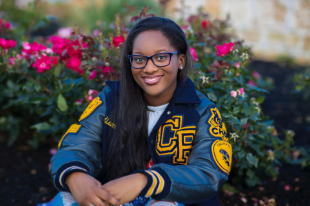  ‘G-Babe’, Madison, in her Letterman jacket. 💋