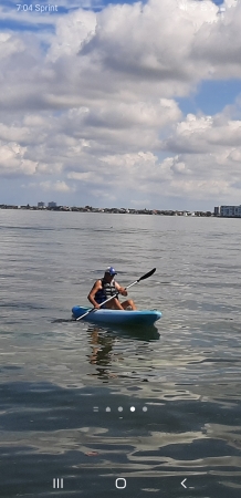Kayaking on Boca Ciega Bay St. Pete Beach, Fl