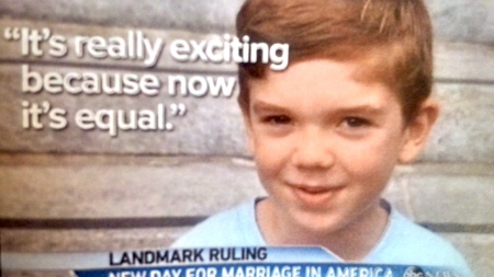 Kian's TV debut: see his words of wisdom.