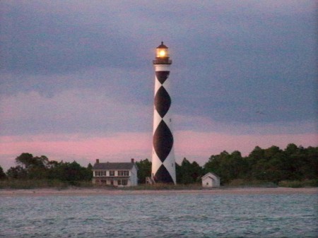 Cape Lookout Light Station at Sunrise
