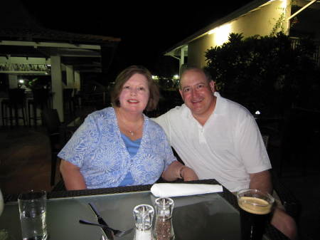My husband and I in Grenada