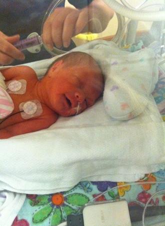 Shyanne in the NICU,