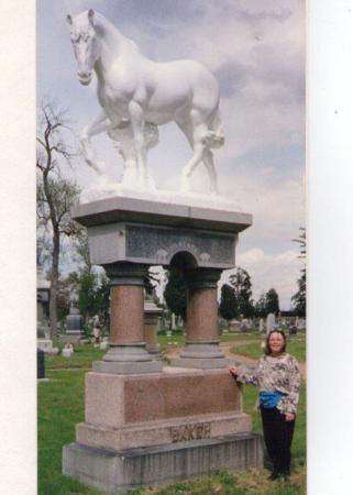 Addison Baker's grave in Denver, CO