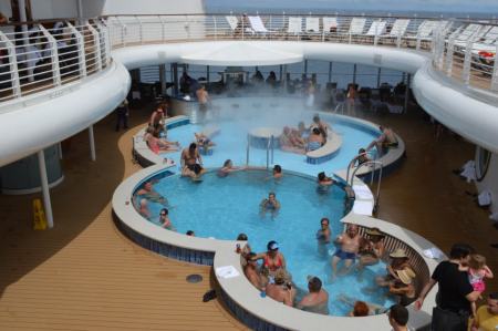 Adult pool on the Disney Dream, Great times.