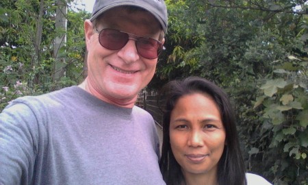 Jim Beck and Eden in the Philippines.