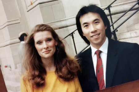 Leslie and Wan from way back when...