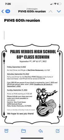 Charlene Norris' album, Palos Verdes High School Reunion