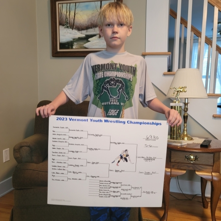 Vermont State  2023 Wrestling Champ 