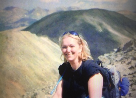 Hiking on "The Great Divide," in Colorado