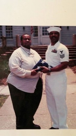 Retirement Ceremony with my Dad, June 15 2004