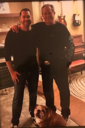 Son Tommy and Dad, Thanksgiving 2019