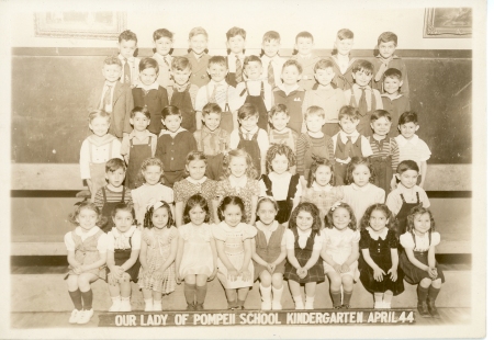 1944 Kindergarten Our Lady of Pompeii Chicago