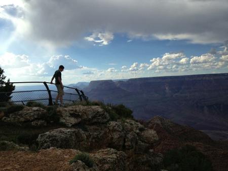 Steven Jr. at the Grand Canyon