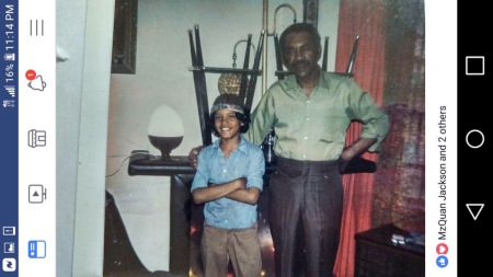 Darrion and Luster Eshmon Circa 1975:Great Dad