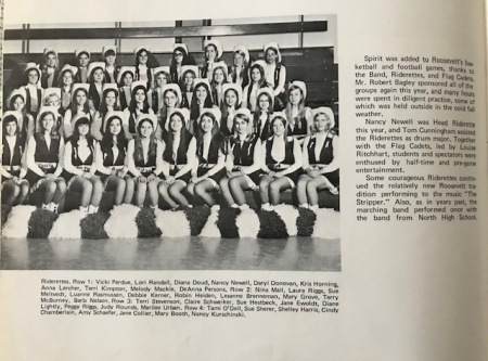Senior Year 1971-1972 Riderettes