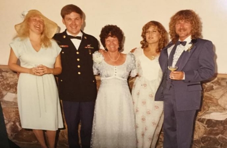 Lisa, Mike, Mom, Kim, and Rick Keeran 1982