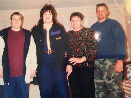 Carol's family in 2002