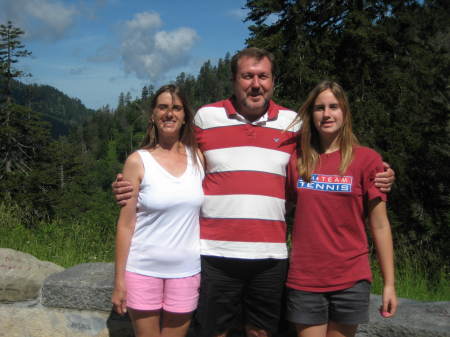 Family vacation 2010 (L 2 R) Me,Bobby, and Rebecca