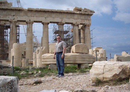 Charles at Greek Acropolis, Athens