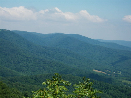 Smack dab in the middle of the Blue Ridge Mts.