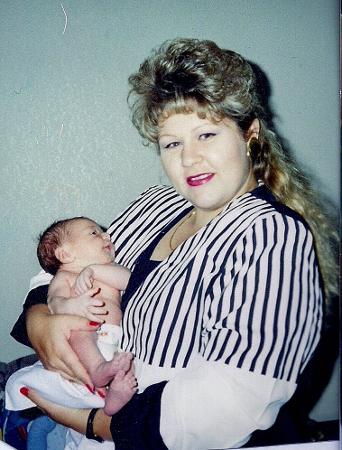 1994 - Jodie and firstborn, Jerry