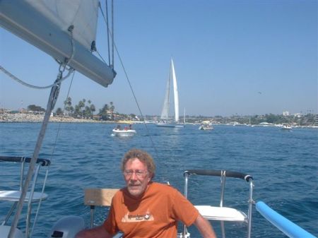 Sailing in Newport Beach 