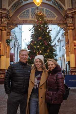 With family in England for Christmas.
